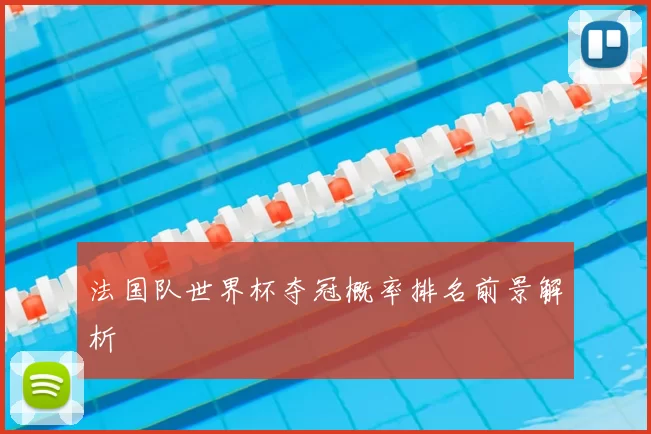法国队世界杯夺冠概率排名前景解析