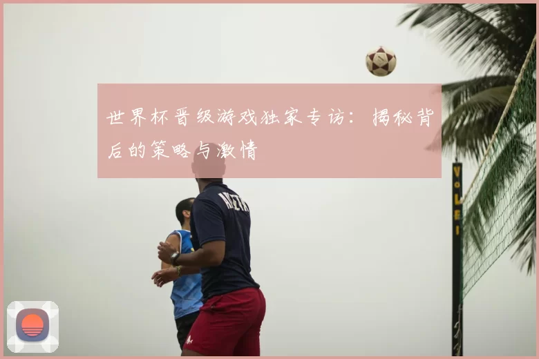 世界杯晋级游戏独家专访:揭秘背后的策略与激情